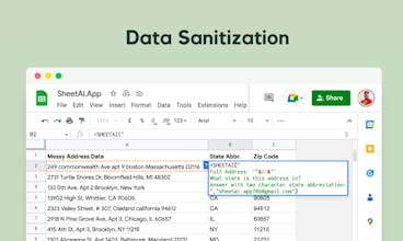 SheetAI App, AI prompts in Google Sheets gallery image