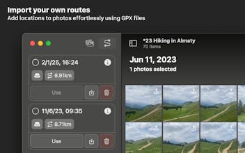 FollowPhoto - GPX Manager gallery image