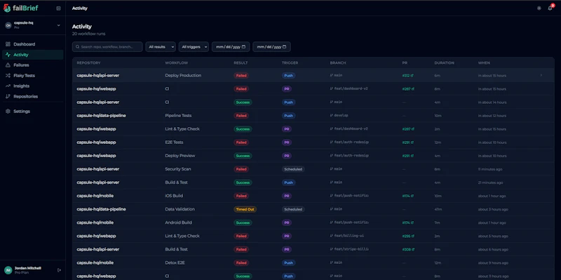 FailBrief screenshot 3