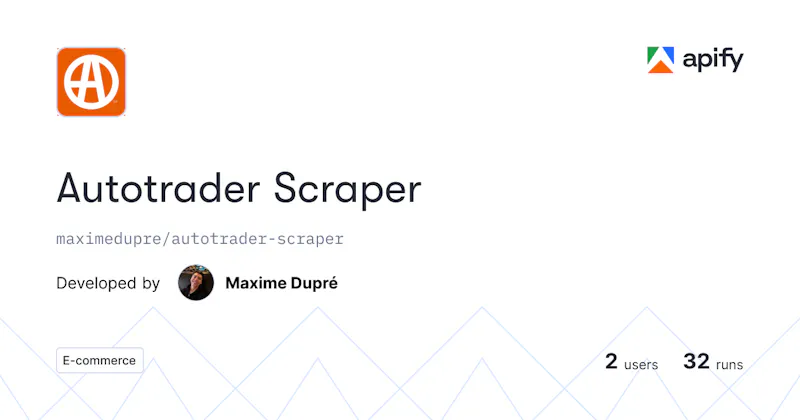 Autotrader Scraper screenshot 1