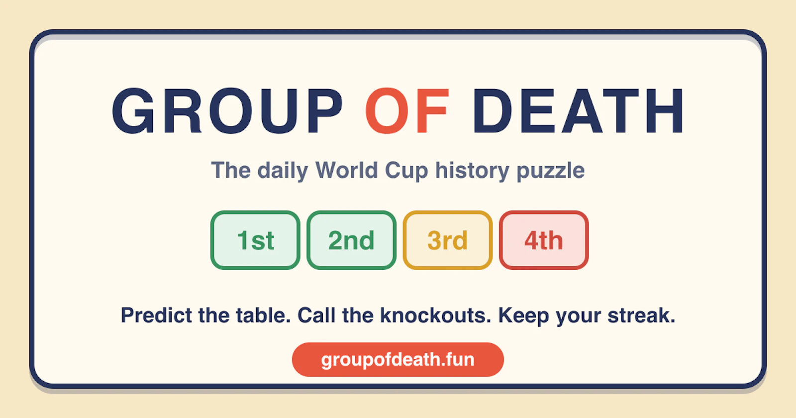Group of Death screenshot 1