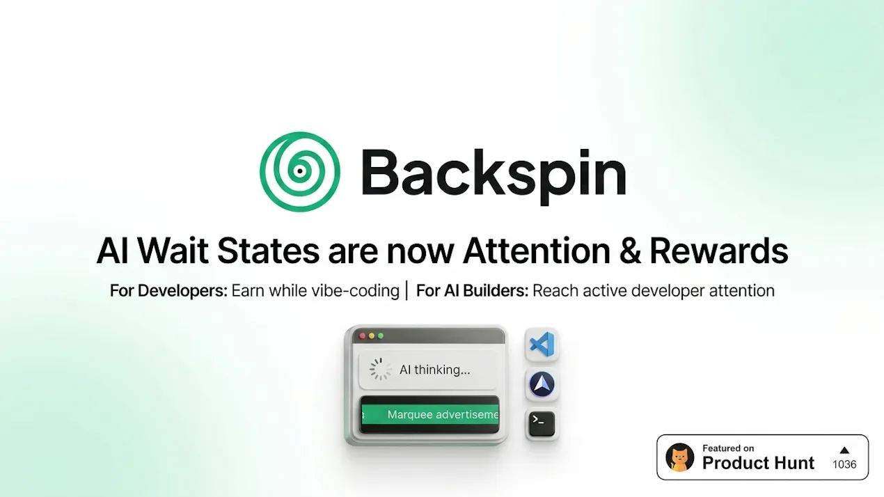 BackSpin - Open AI Attention Exchanges product
