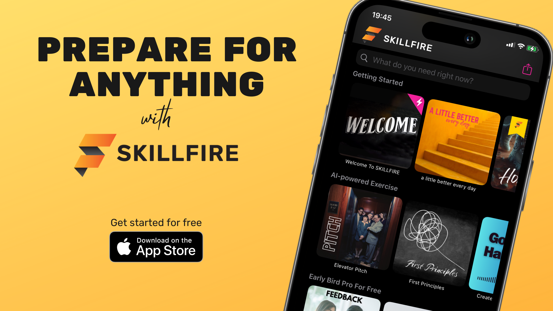 SkillFire - AI Yumuşak Beceri Koçu - Kişiselleştirilmiş eğitim ile performansınızı seviyelendirin medya 2