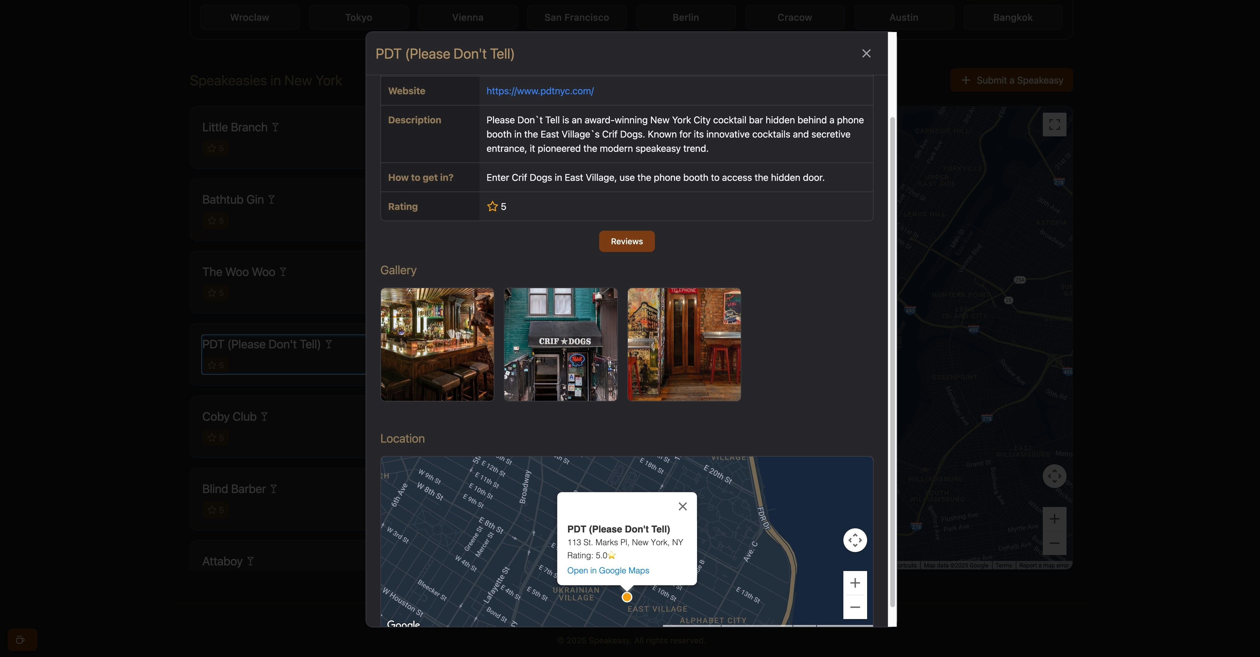 Speakeasy gallery image