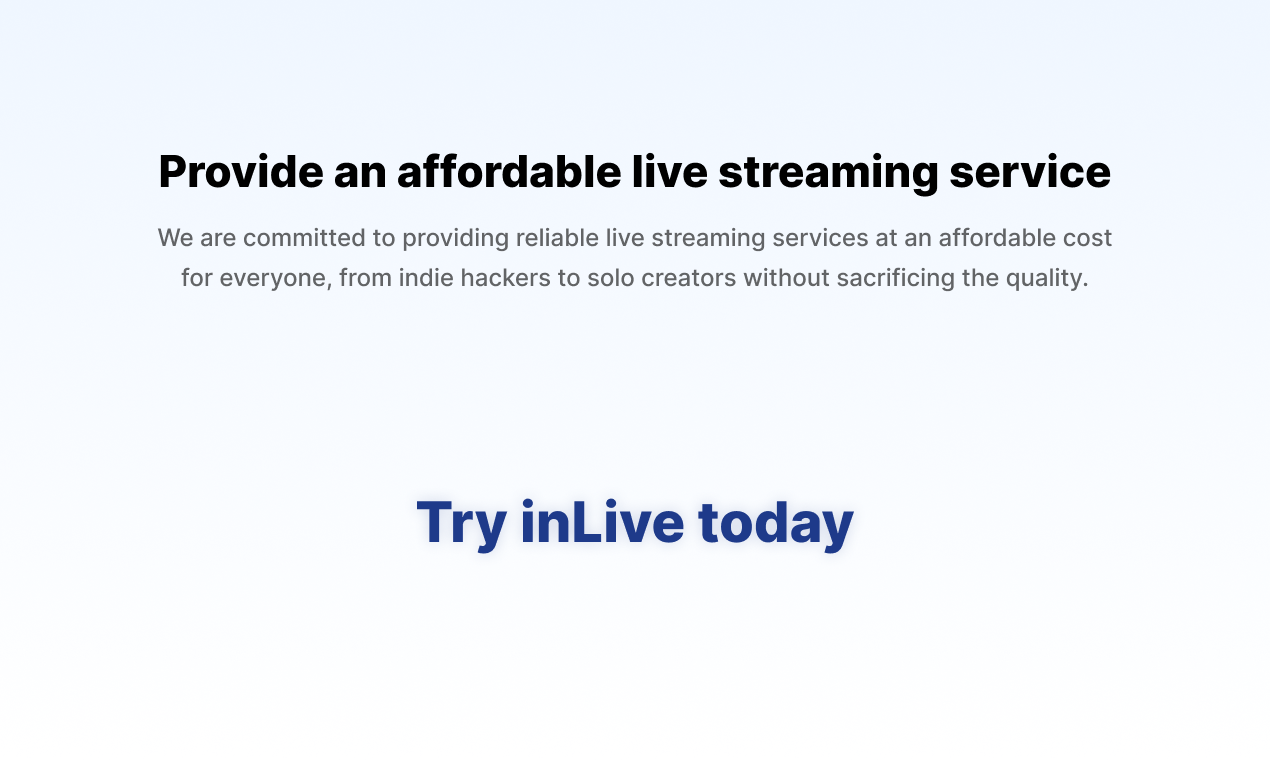 인 라이브 - Webrtc to Dash/HLS 라이브 스트리밍 API 54% 저렴한 비용 미디어 7