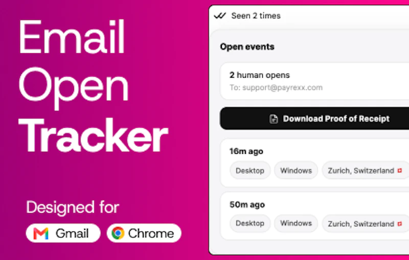 Email Open Tracker - Minimalist Edition screenshot 1