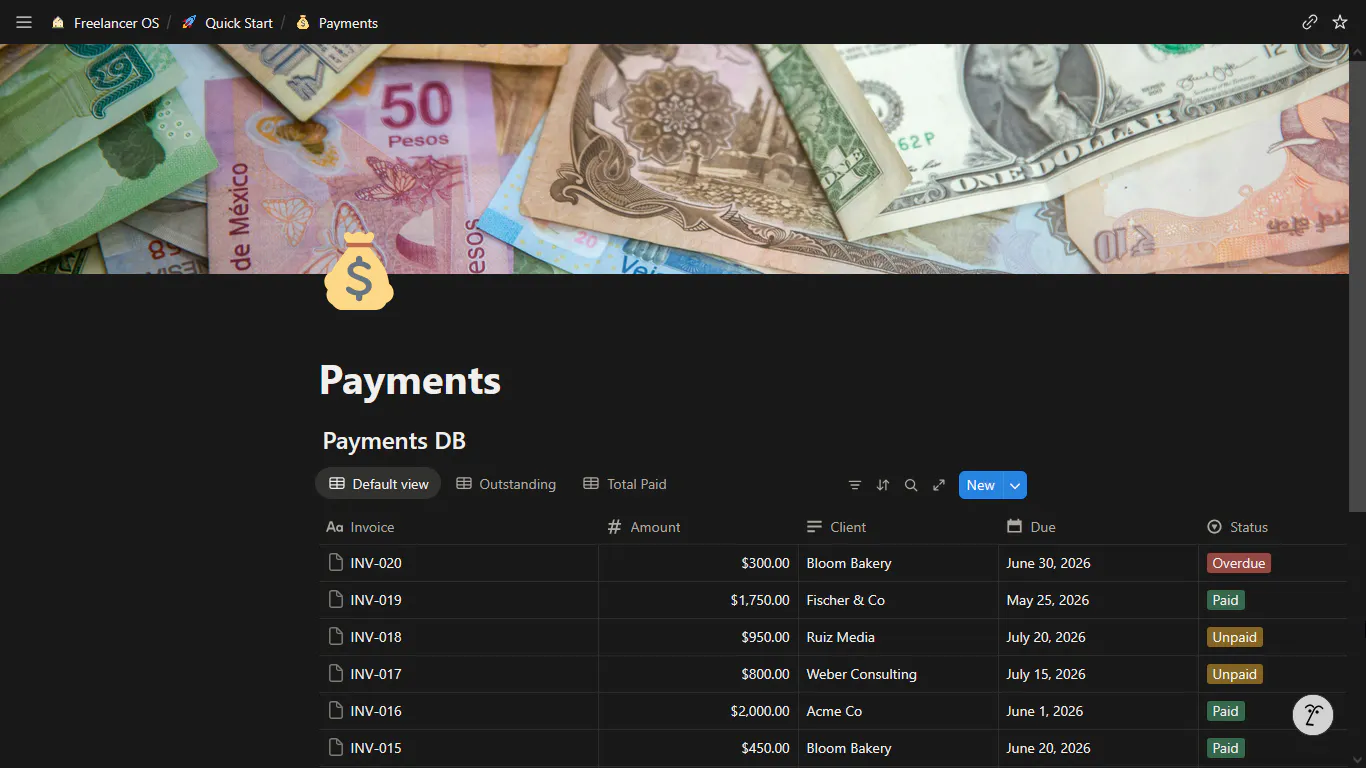 Freelancer OS gallery image