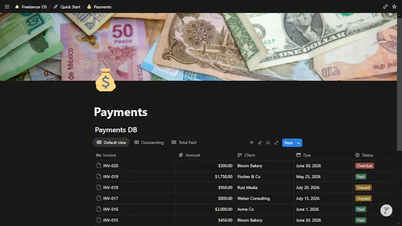 Freelancer OS screenshot 7