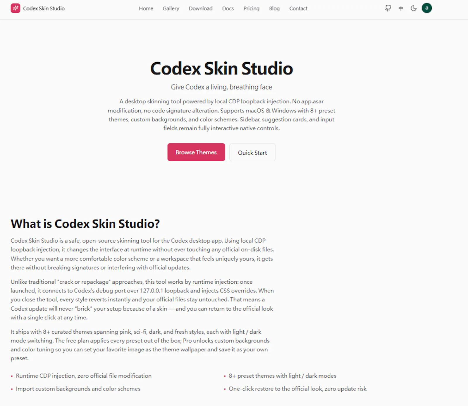 Codex Skin Studio screenshot 2