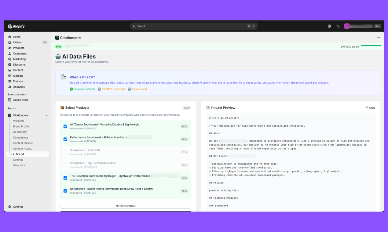 CitationCore - Screenshot 4 showing product features and functionality