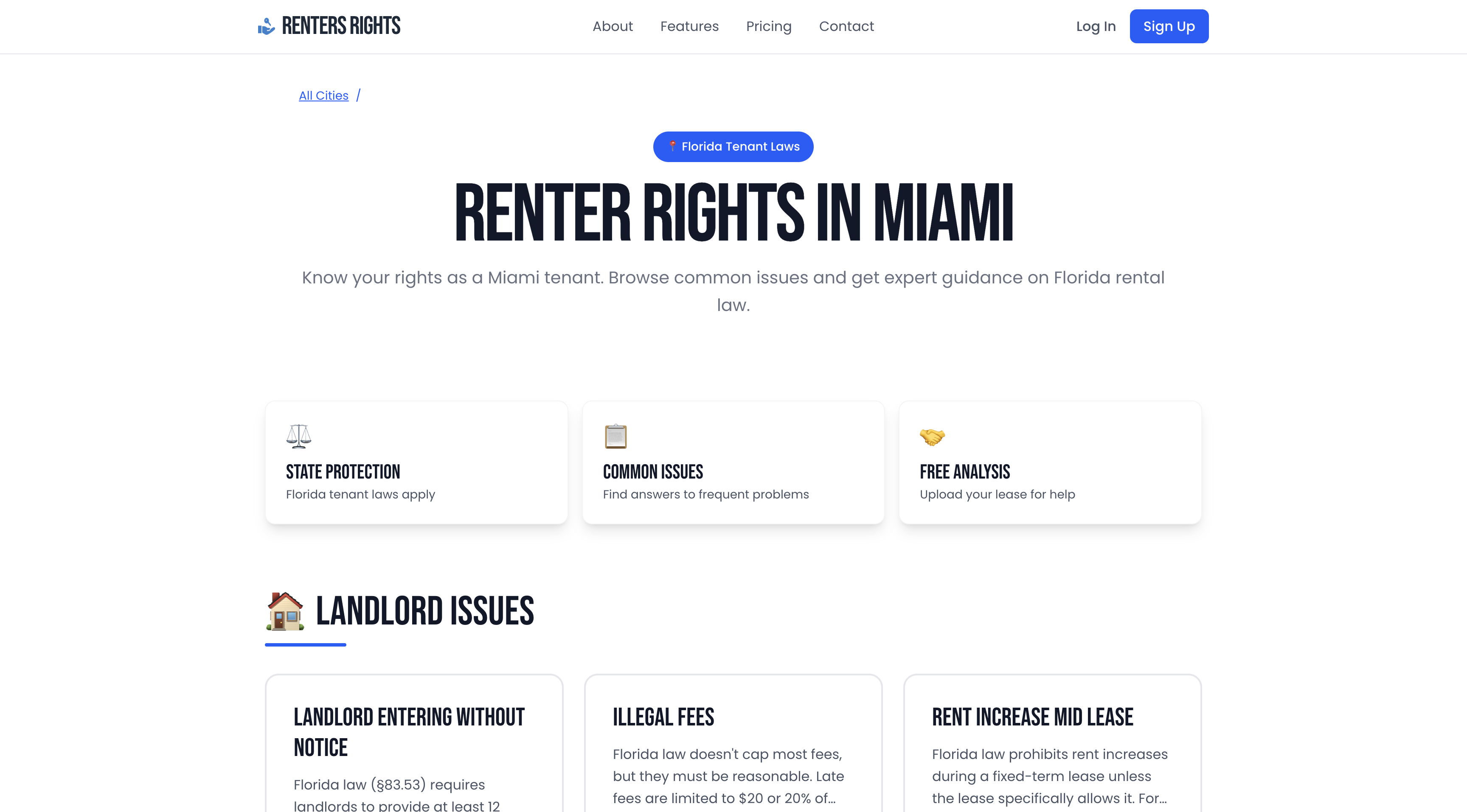 Renters Rights - Screenshot 3 showing product features and functionality