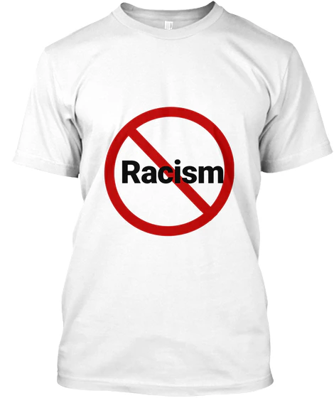 No Racism T shirt Fundraising for the distressed people in charollettee and their families