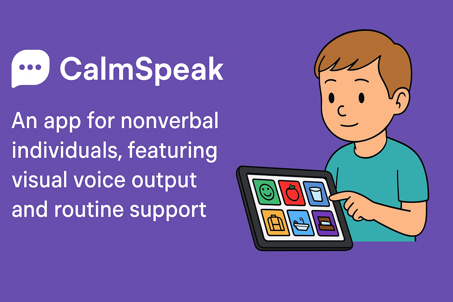 Calmspeak - تطبيق صوتي للأطفال غير اللفظيين media 1