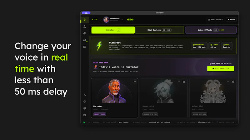 VoiceChanger.Live screenshot 2