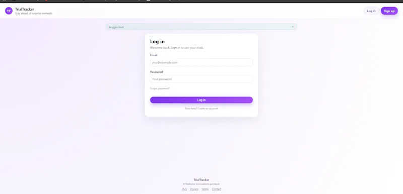 TrialTracker   screenshot 3