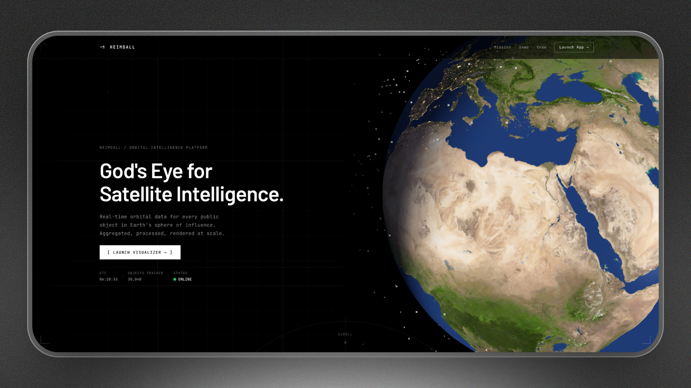 Heimdall - Main product screenshot demonstrating key features and user interface