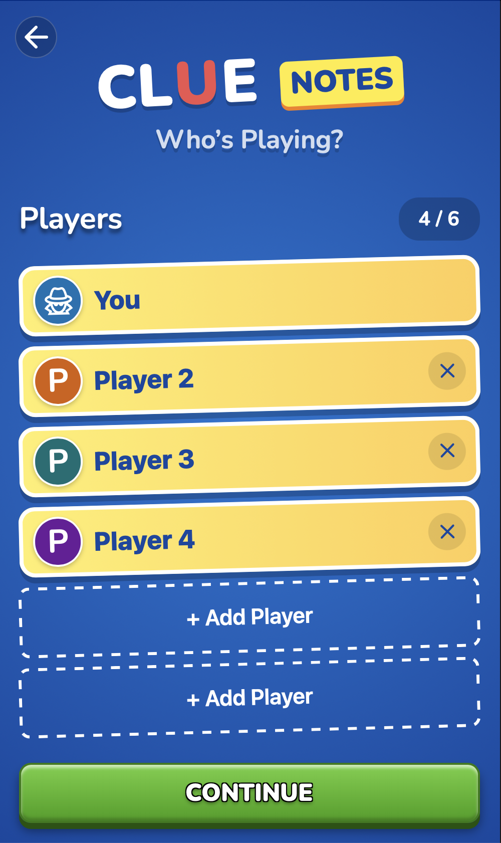 Clue Notes - Screenshot 2 showing product features and functionality