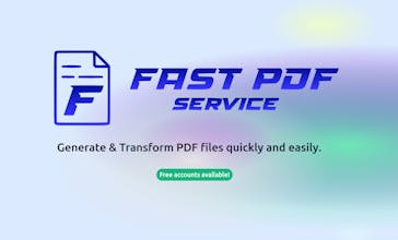 Fast PDF API gallery image