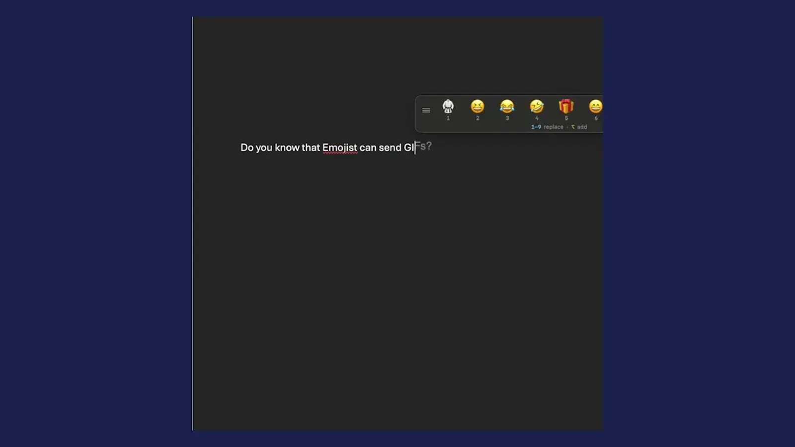 Emojist screenshot 1 (video preview)