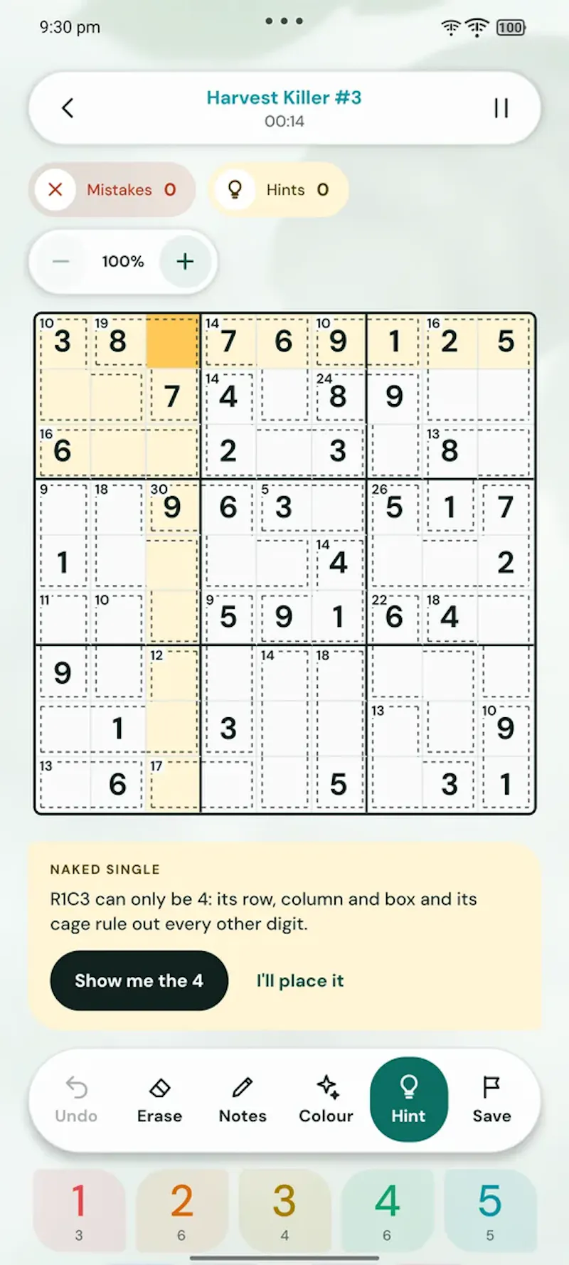 Ninebloom: Sudoku Puzzles screenshot 4