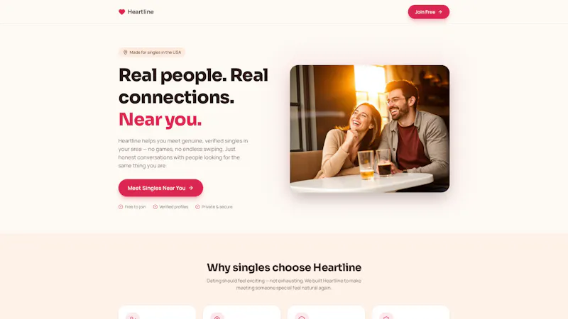 Heartline Dating screenshot 1