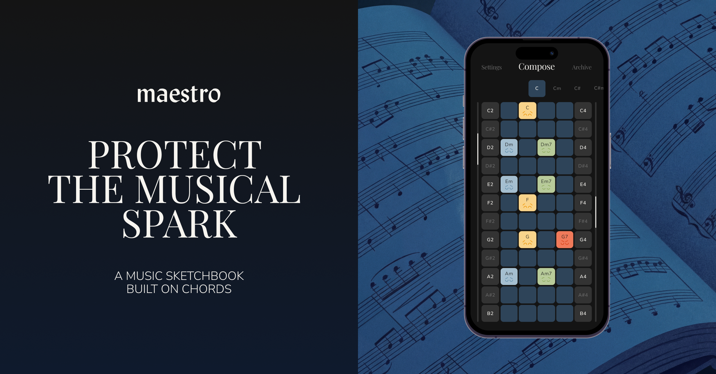 Maestro - a music composer tool