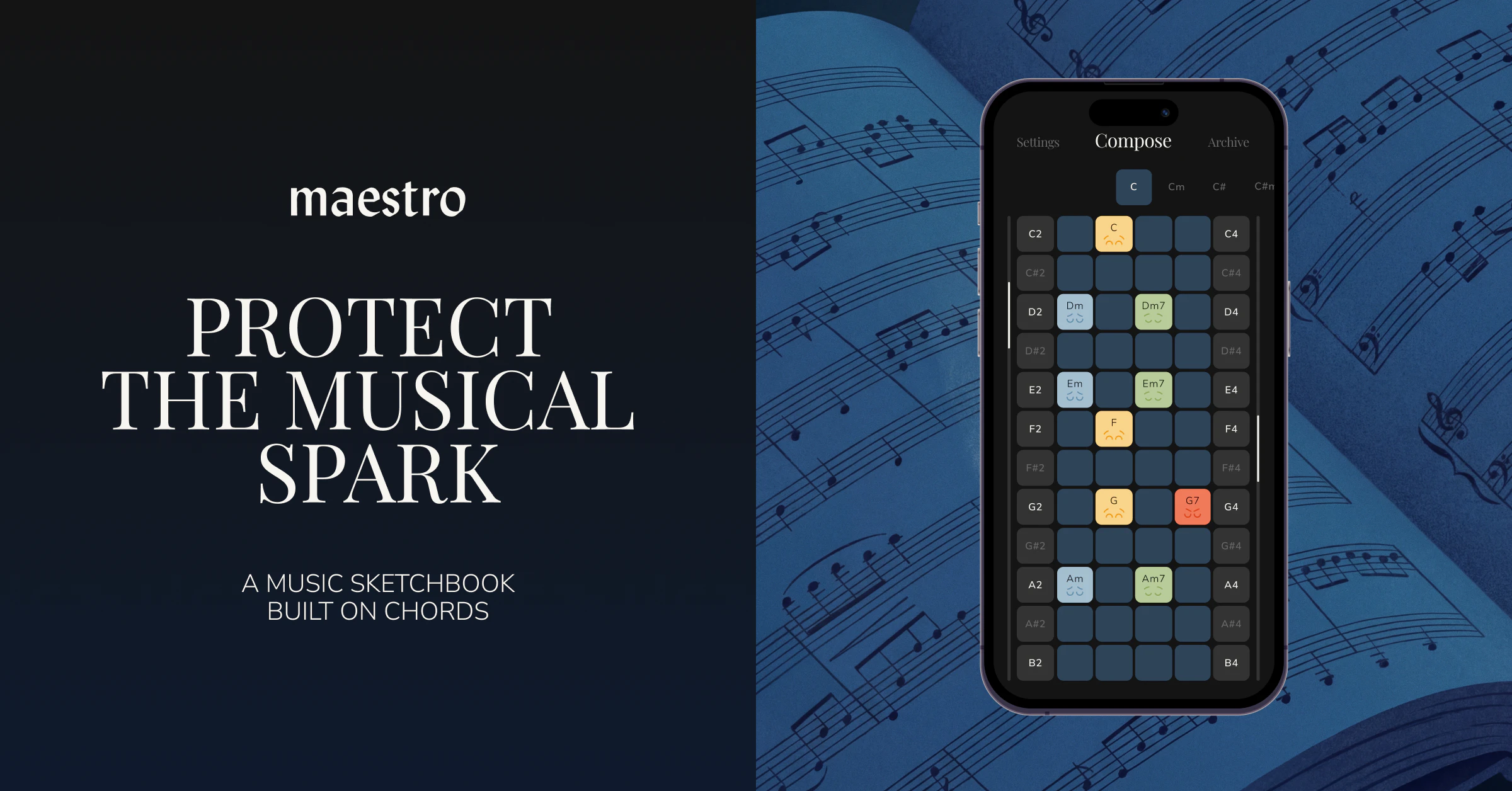 Maestro - a music composer tool