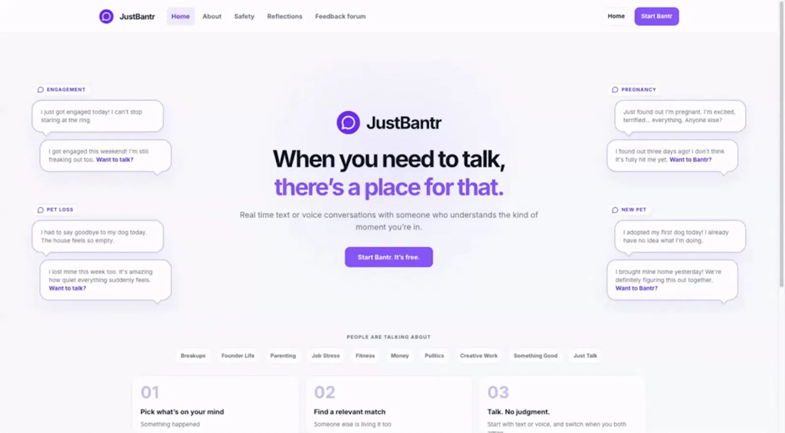 JustBantr screenshot 1 (video preview)