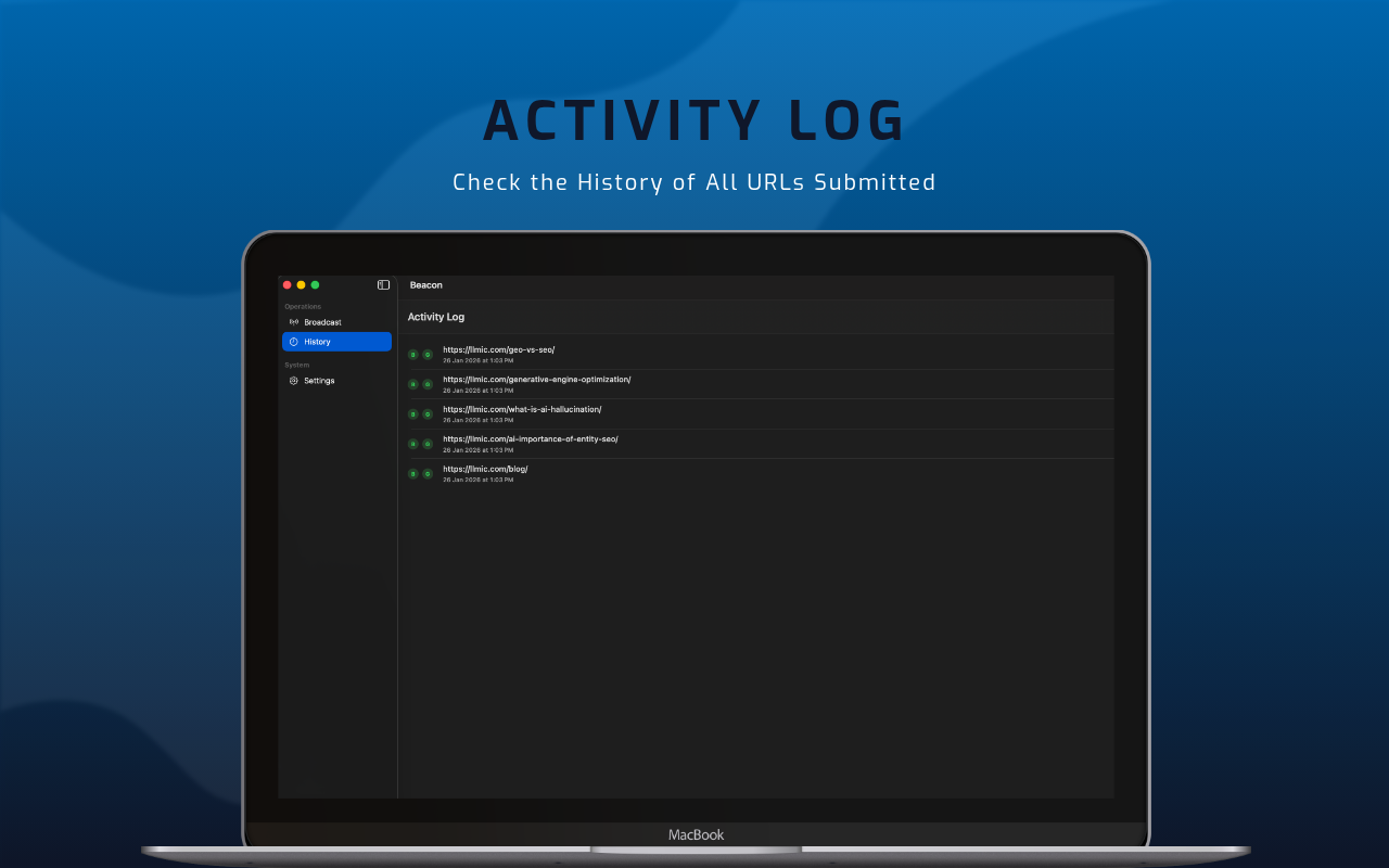 Beacon - Screenshot 4 showing product features and functionality