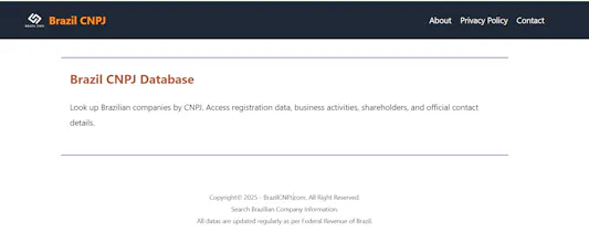 Brazil CNPJ Lookup gallery image