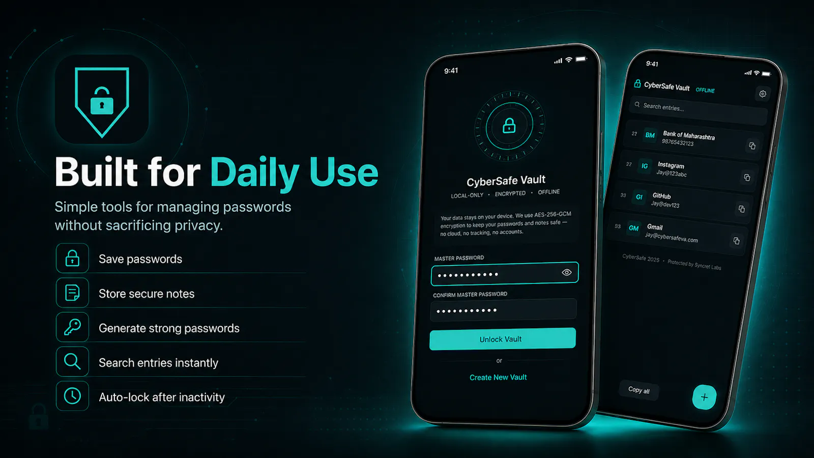 CyberSafe Vault screenshot 4