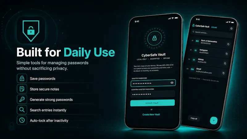CyberSafe Vault screenshot 4