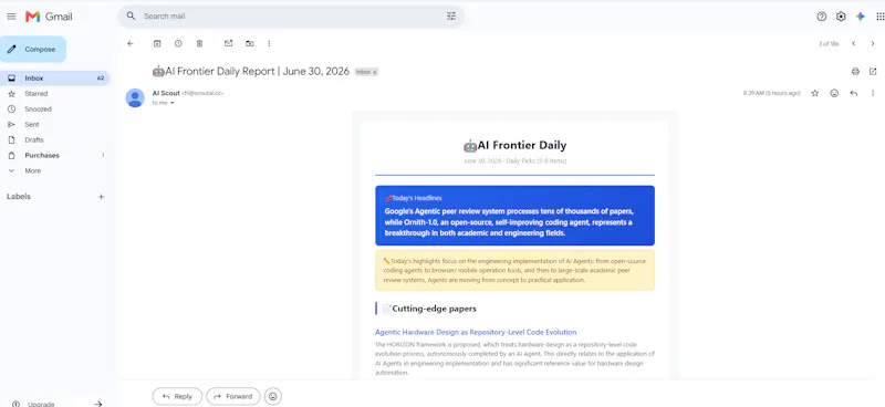 AI Frontier Daily screenshot 2