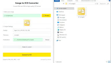 Image to ICO Converter - icongtor gallery image