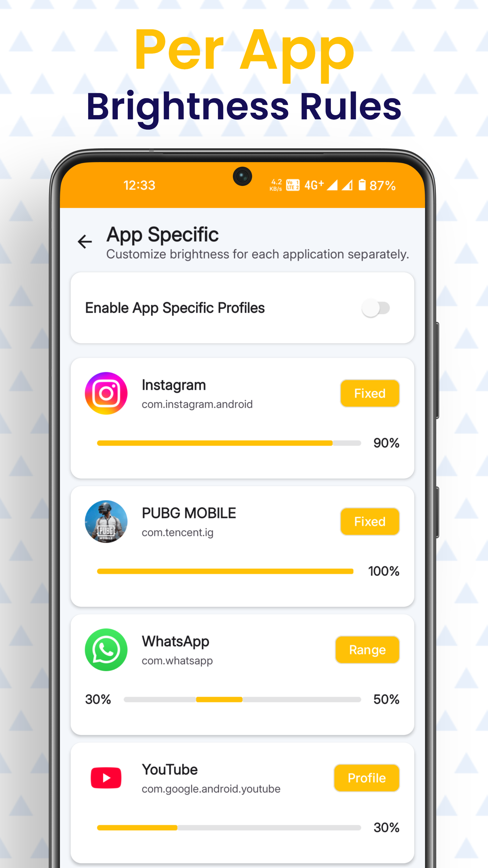 BrightLock - Smart Brightness - Screenshot 3 showing product features and functionality
