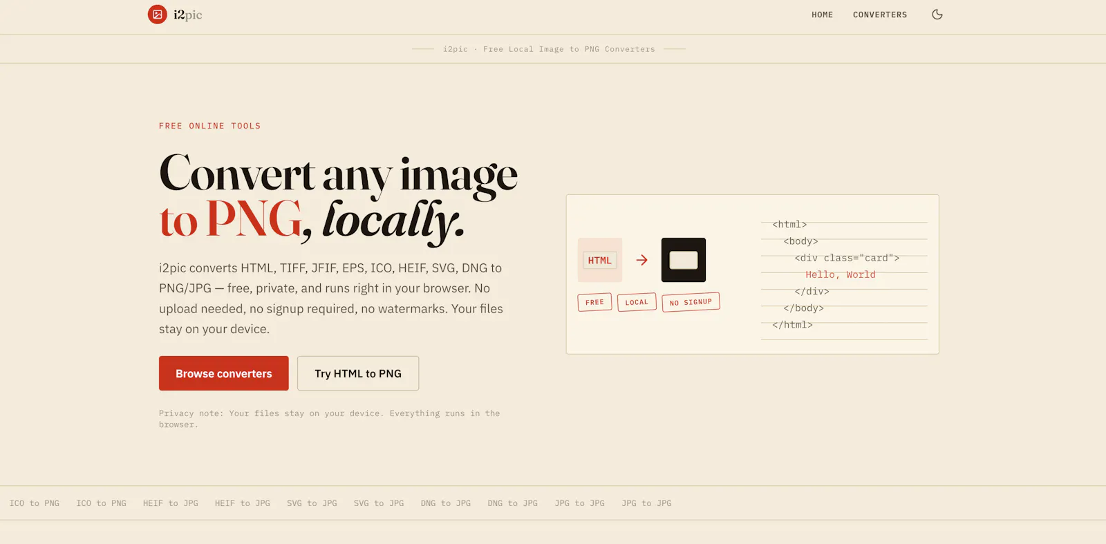 i2pic screenshot 1