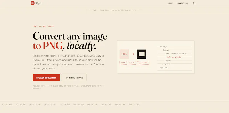 i2pic screenshot 1
