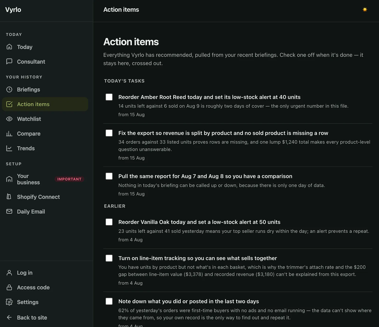 Vyrlo — your business, explained screenshot 4
