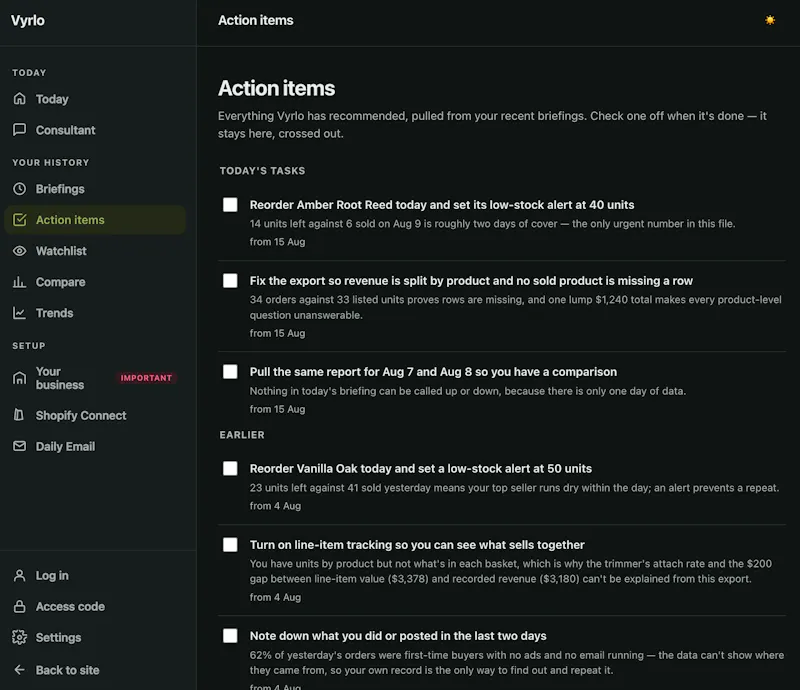 Vyrlo — your business, explained screenshot 4