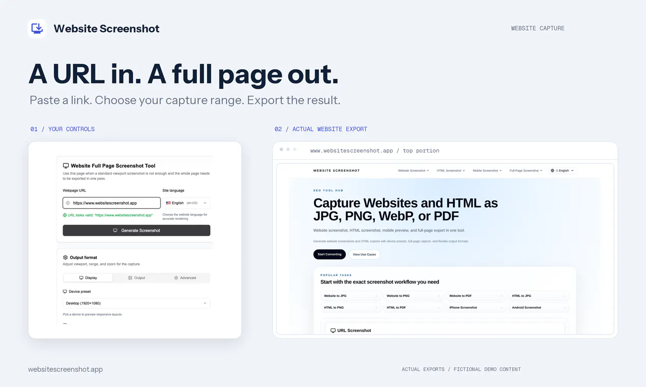 Website Screenshot gallery image