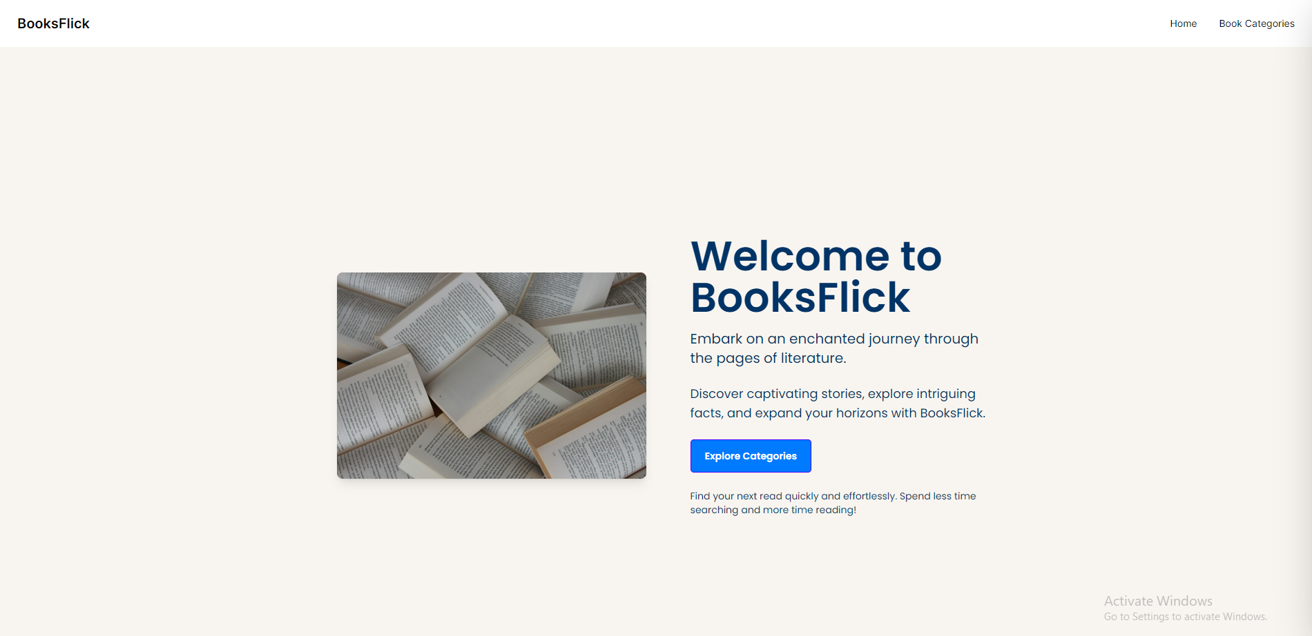 Média Booksflick - Trouvez votre prochain livre en quelques heures pas des heures 1