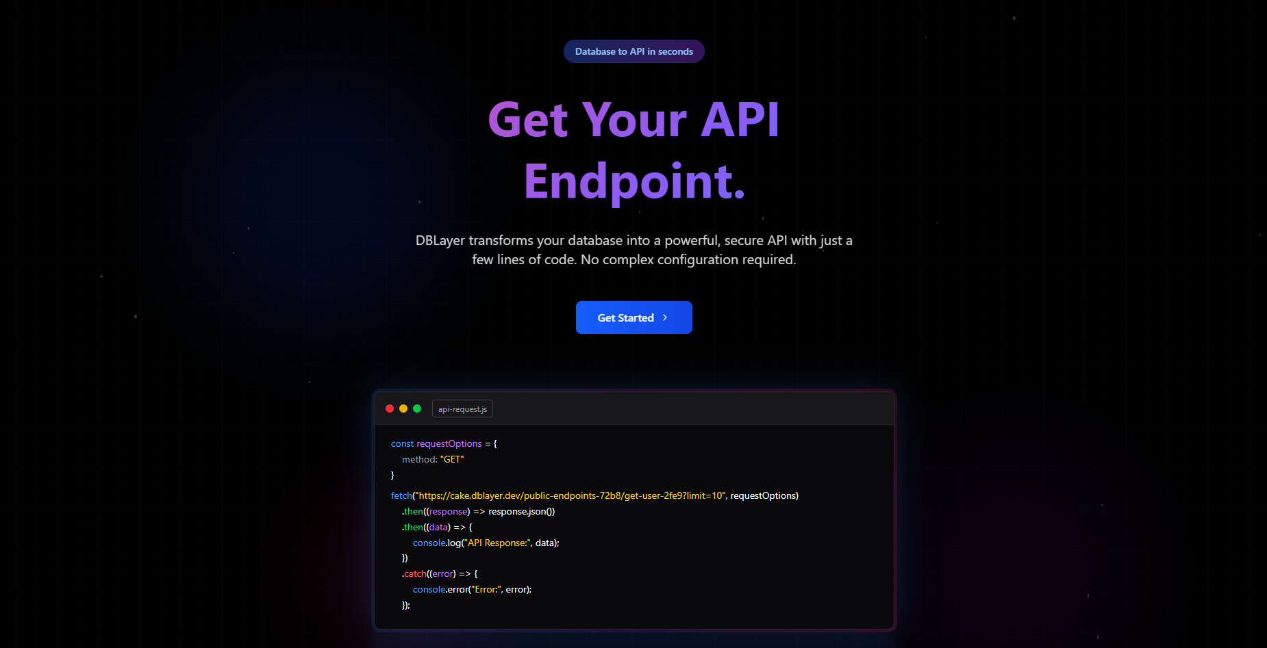 dblayer - Erstellen Sie Apps und APIs sofort Medien 3