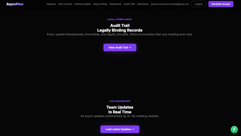 AsyncFlow — Zero Meetings. Forever. screenshot 6