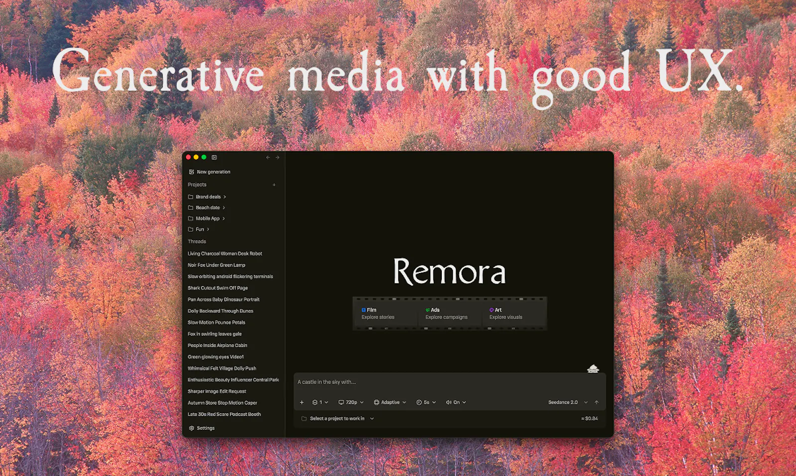 Remora screenshot 1