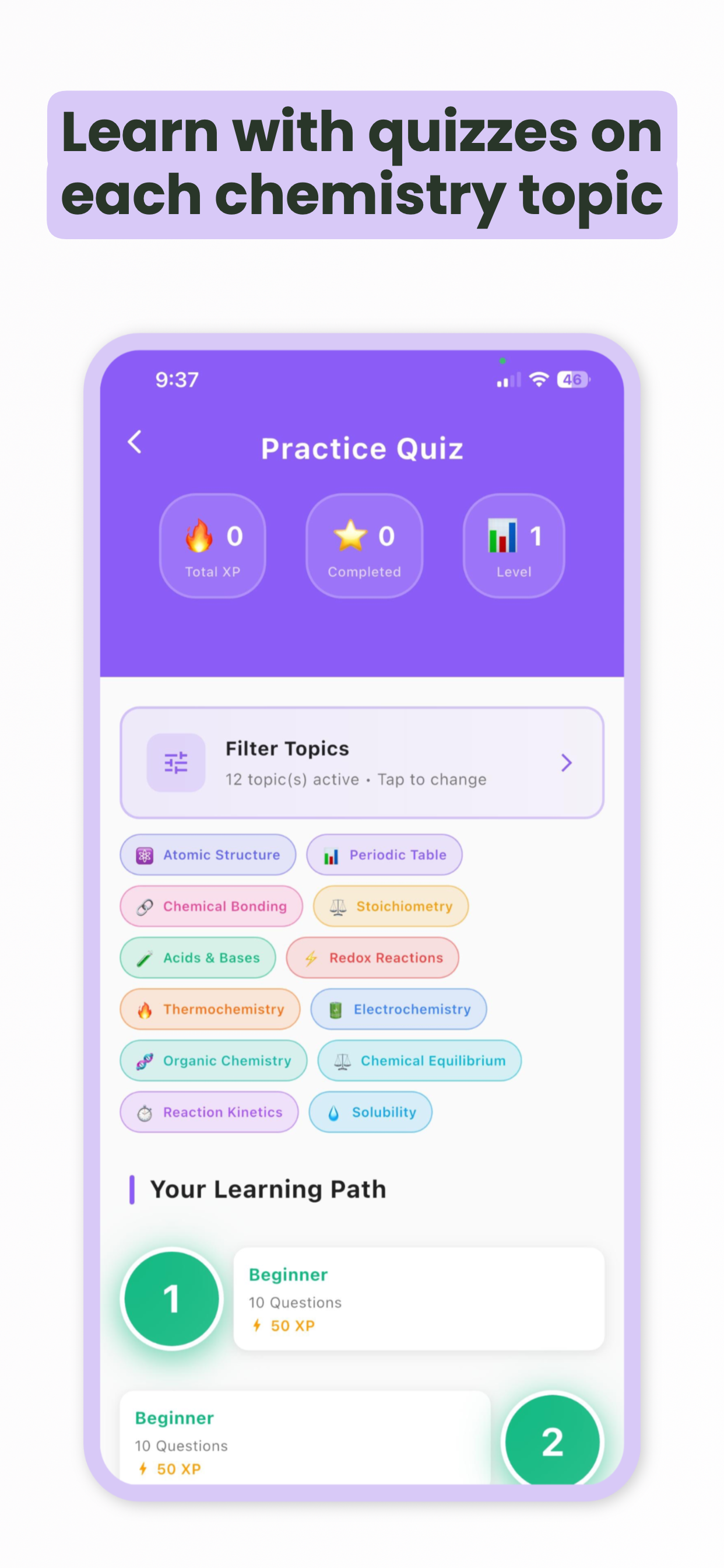 Chemistry ai - Screenshot 4 showing product features and functionality