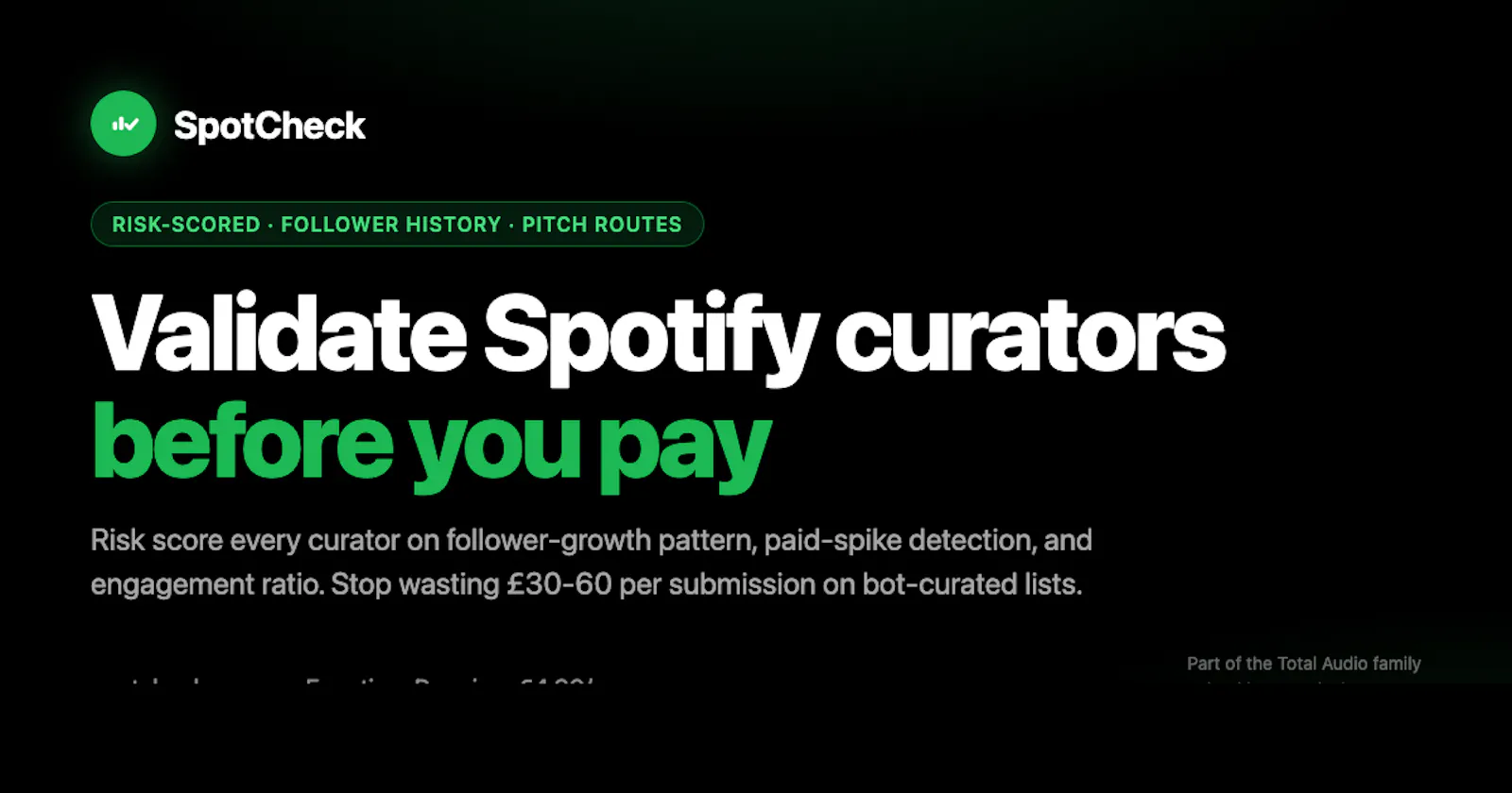 SpotCheck screenshot 1