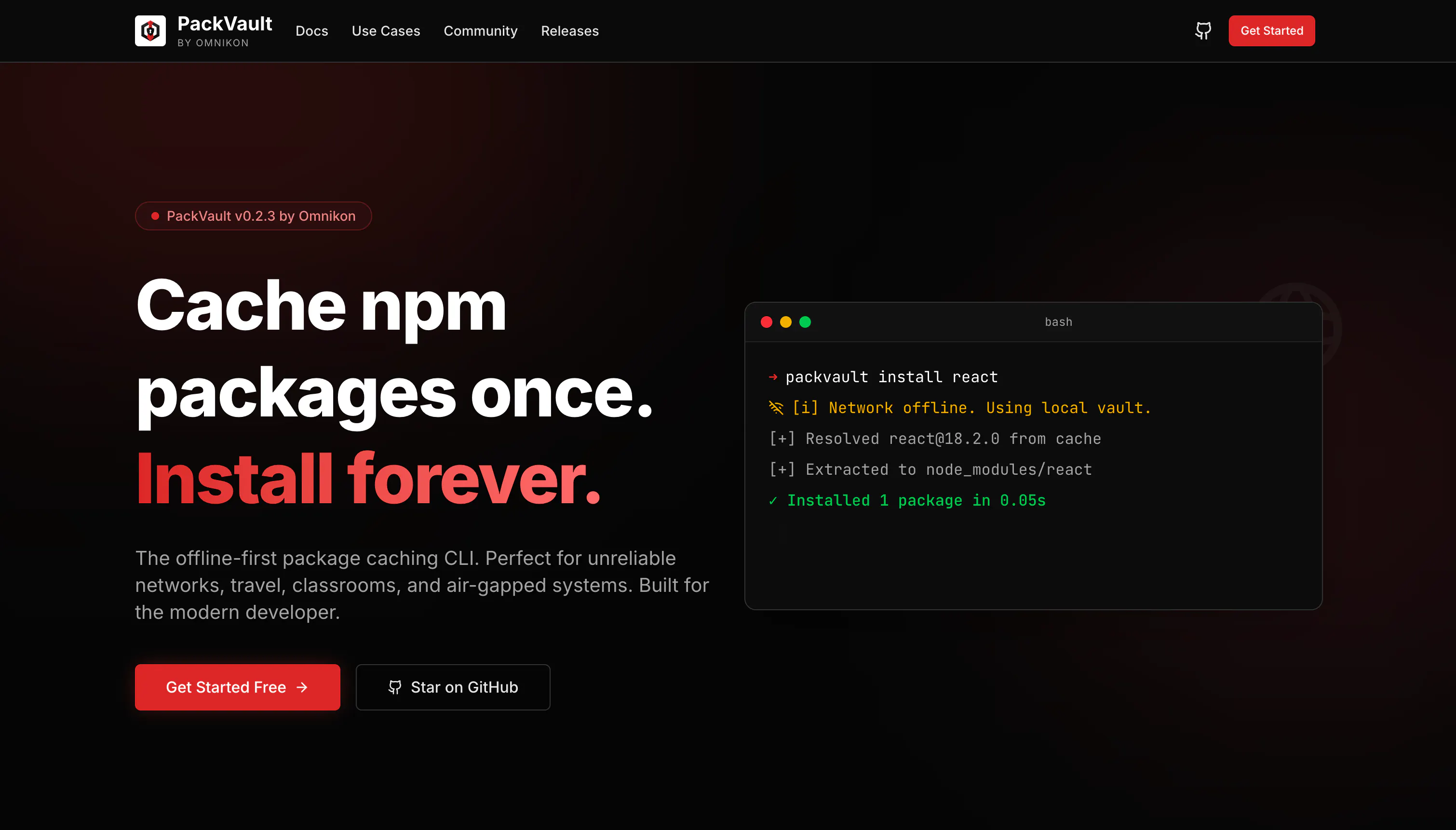 PackVault — Offline Package Management gallery image