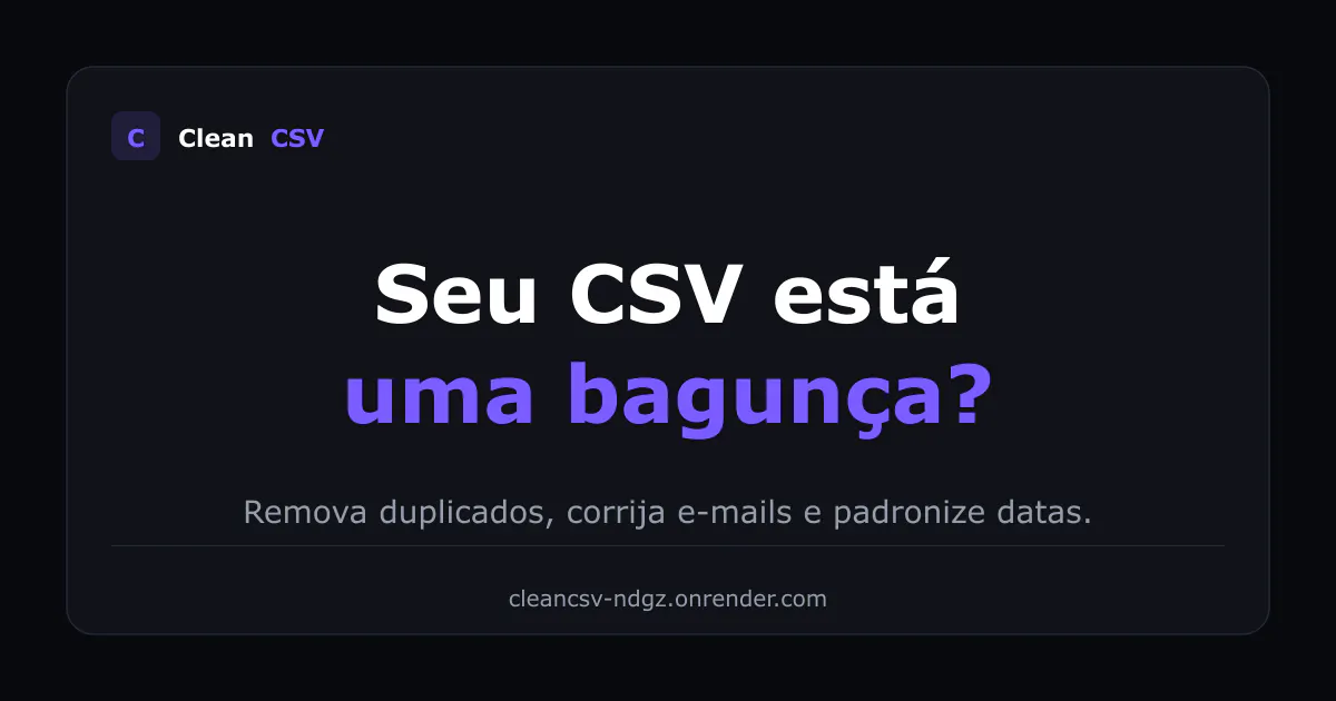 CleanCSV gallery image