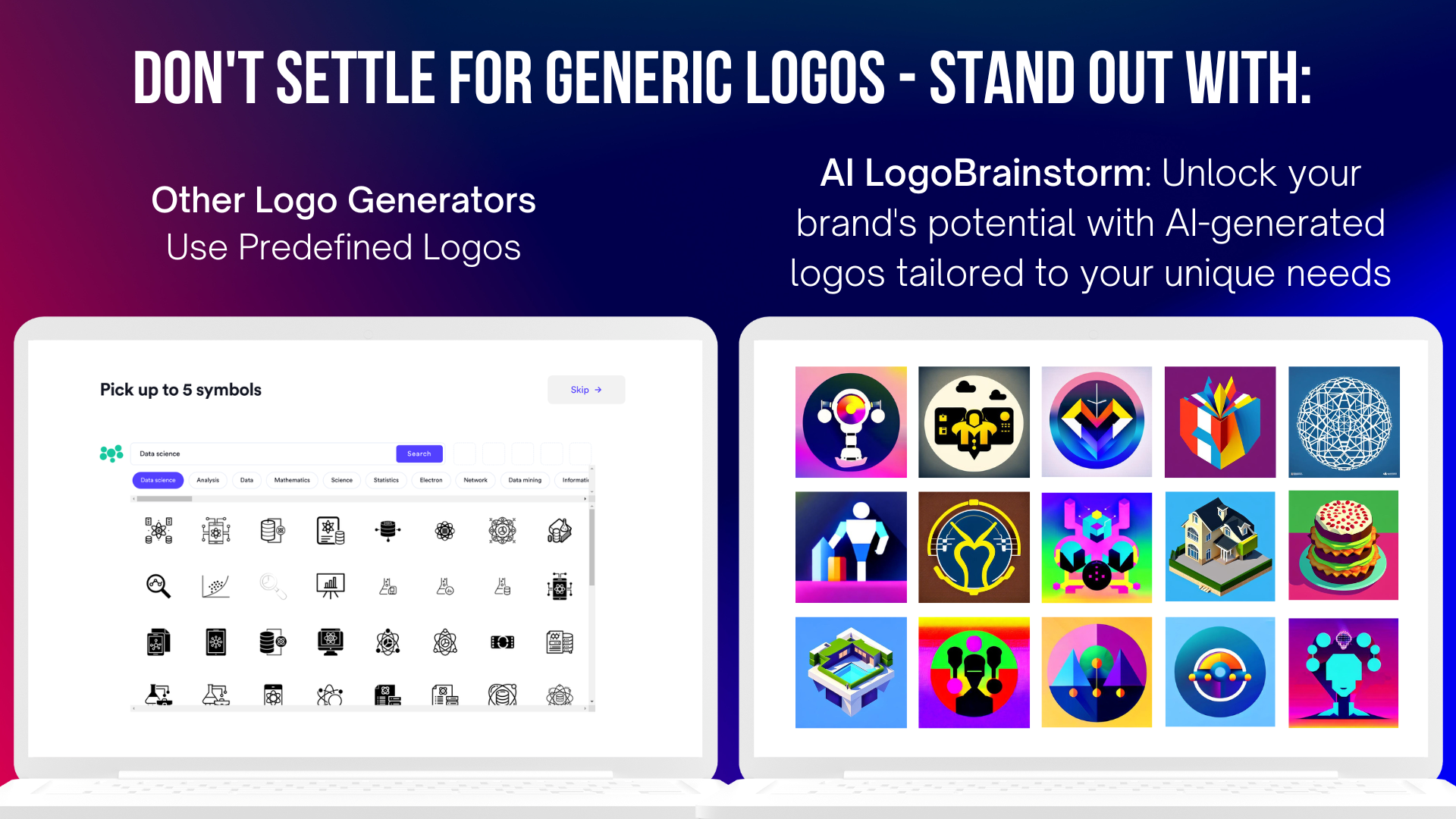 ai logobrainstorm - AI로 완벽한 로고를 발견하십시오 미디어 4