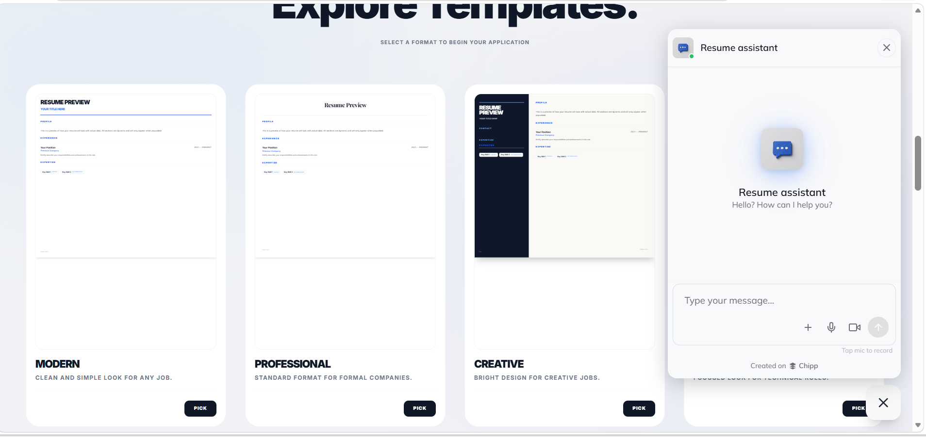 Free Online Resume Builder gallery image